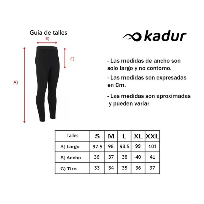 Calza Larga Termica Frizada Edge