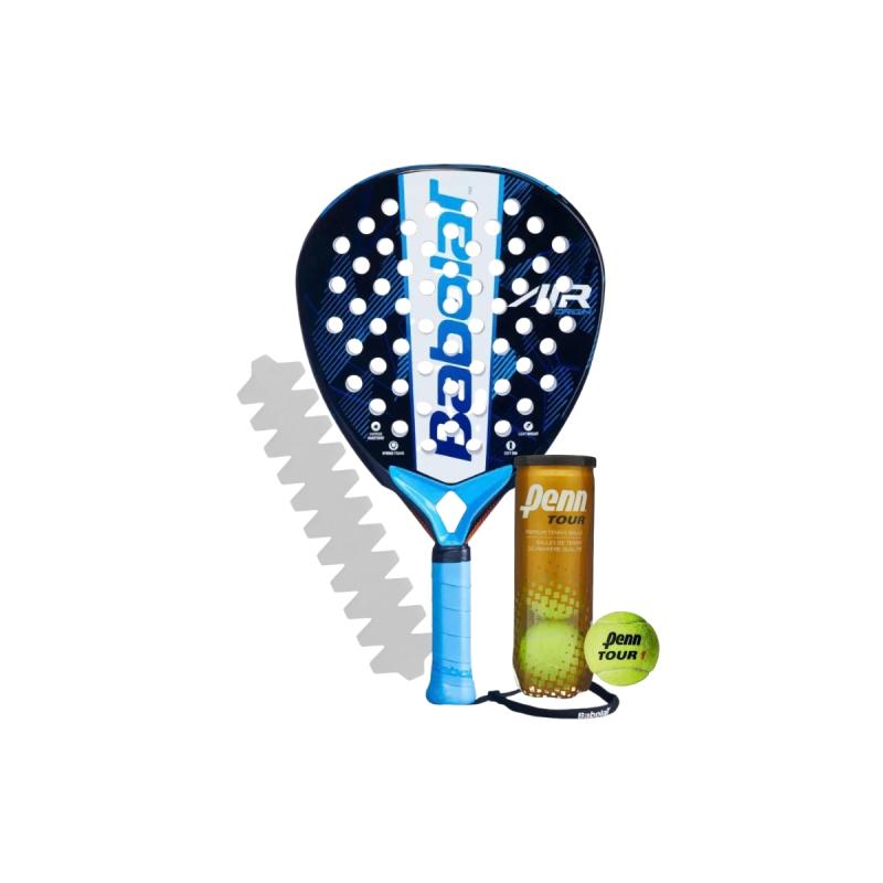 Paleta Babolat Padel Air Origin Tubo Pelotas X3u Protector