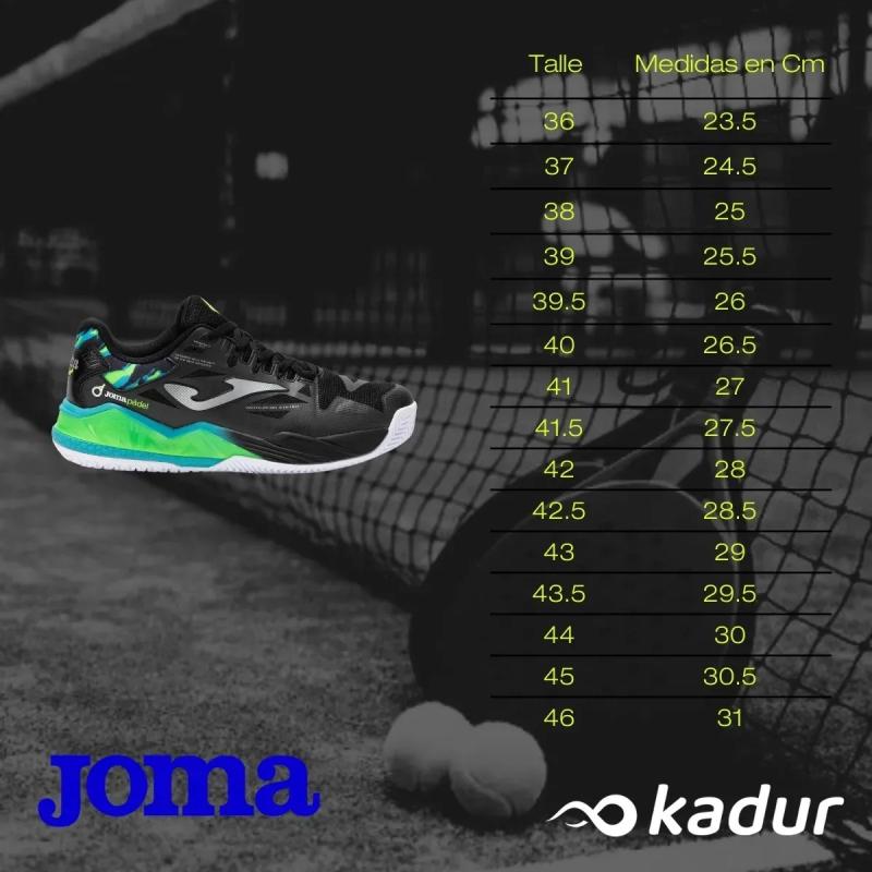 Zapatillas Joma Spin Padel Deportivas Sintetico Mesh