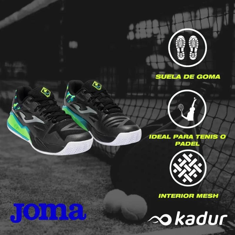 Zapatillas Joma Spin Padel Deportivas Sintetico Mesh