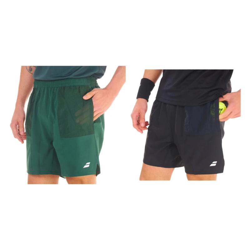 Short Babolat Tenis Padel Hombre Strike Bolsillos Entrenar Casual