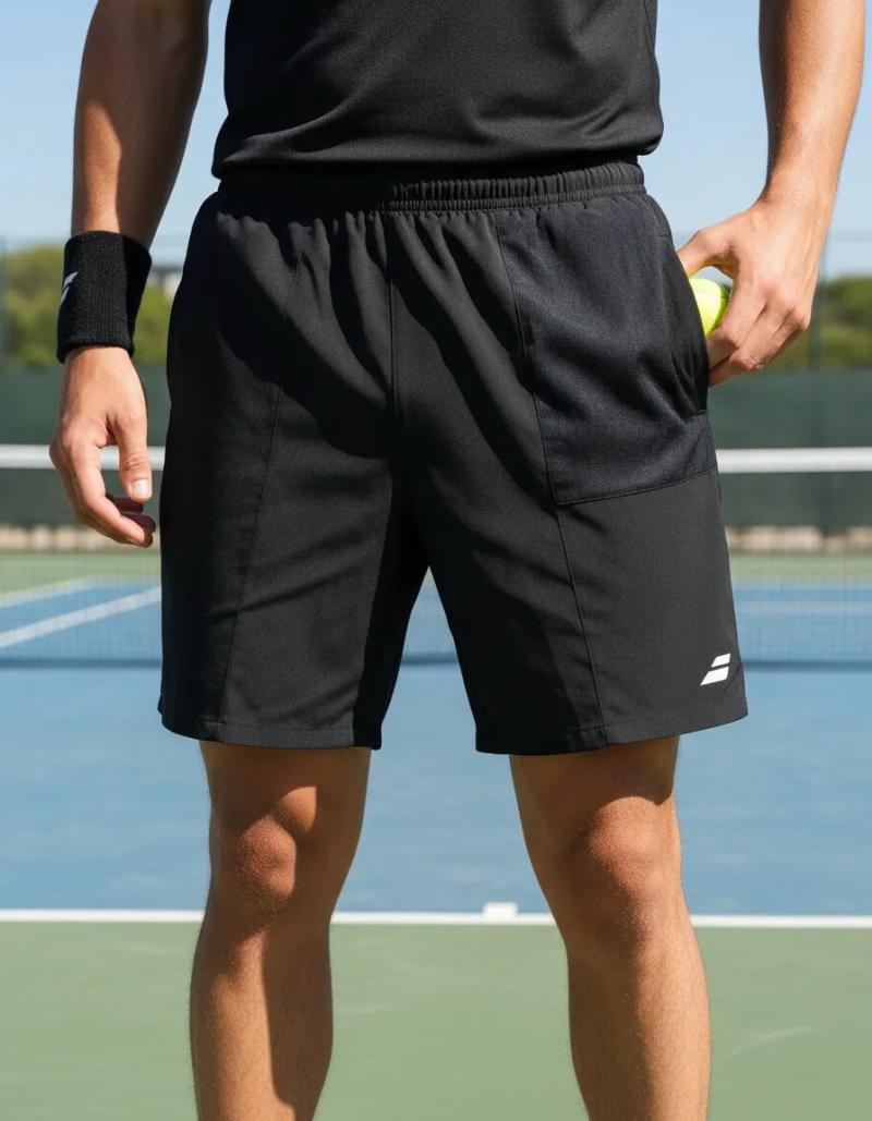 Short Babolat Tenis Padel Hombre Strike Bolsillos Entrenar Casual