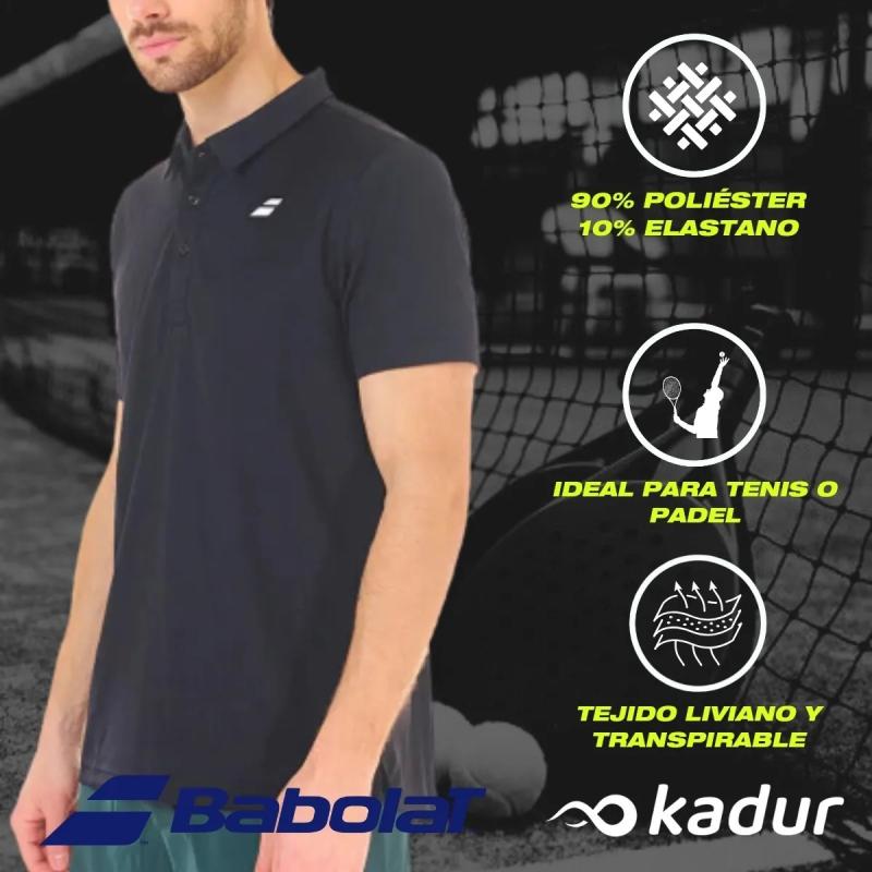 Chomba Deportiva Babolat Polo Tenis Poliester Entrenar