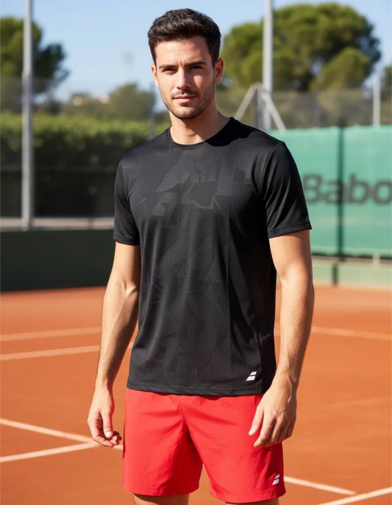 Remera Babolat Tenis Padel Veron Elastizada Hombre