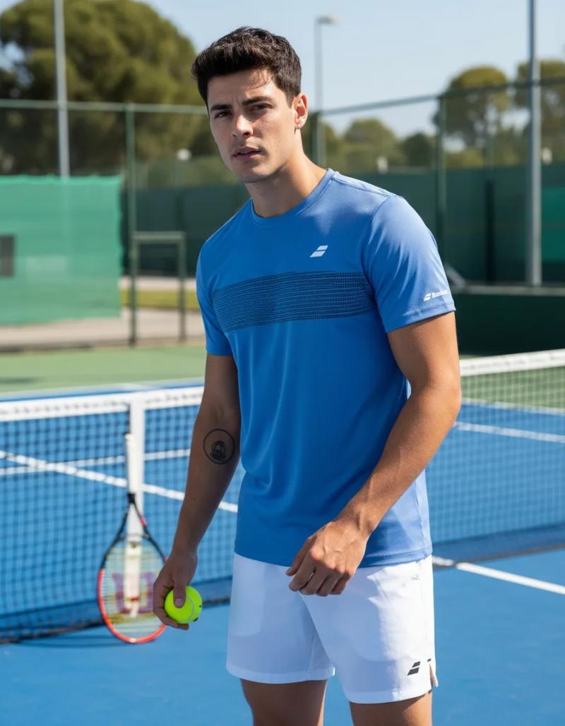 Remera Babolat Tenis Padel Strike Hombre Deportiva Liviana
