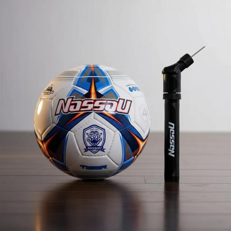 Pelota Nassau Futsal N4 Tiger Futbol Inflador Doble Accion