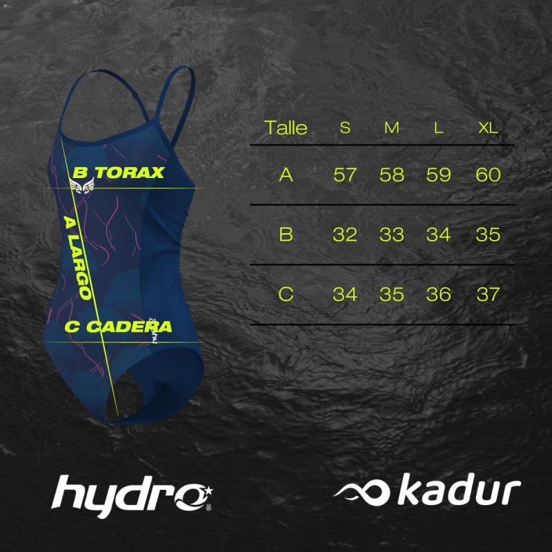 Malla Natacion Mujer Hydro Pileta Entera Sidney Bardach