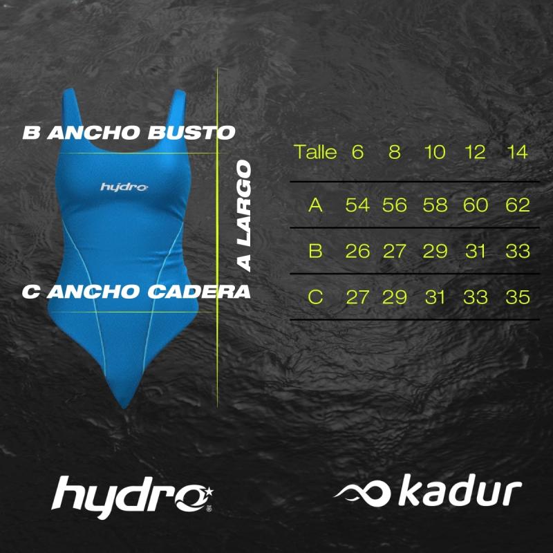 Malla Natacion Niña Infantil Hydro Crol Pileta Resiste Cloro