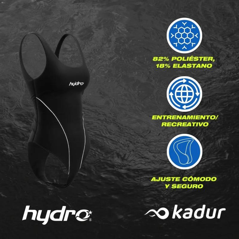 Malla Hydro Crol Mujer Natacion Pileta Resiste Cloro Entera