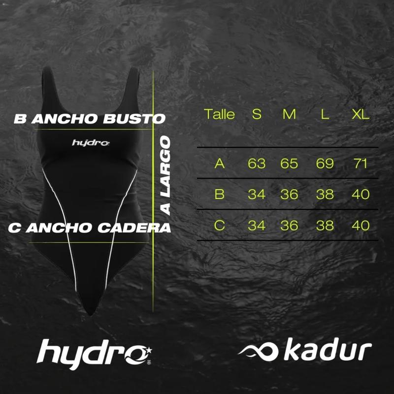 Malla Hydro Crol Mujer Natacion Pileta Resiste Cloro Entera