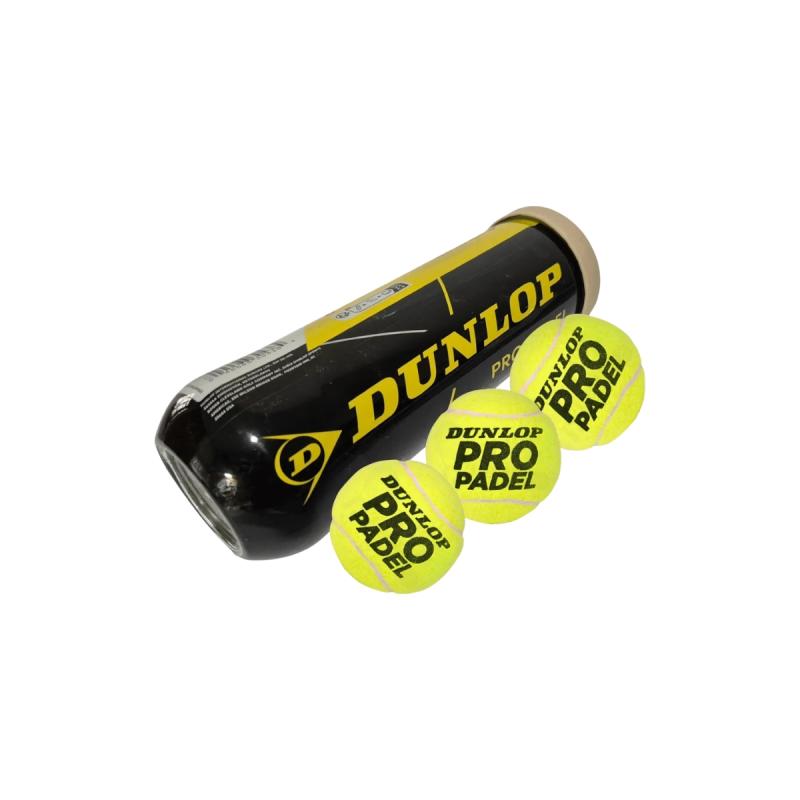 Caja Pelotas Dunlop Padel Pro Entrenamiento X24 Tubos Profesional X3u C/U