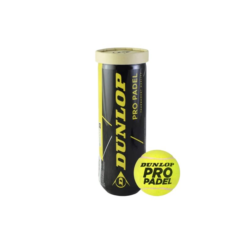 Caja Pelotas Dunlop Padel Pro Entrenamiento X24 Tubos Profesional X3u C/U