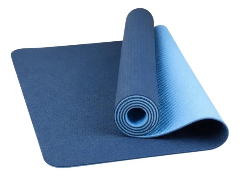 Mat Yoga 6 Mm Tpe Colchoneta Gimnasia Pilates Fitness Gym