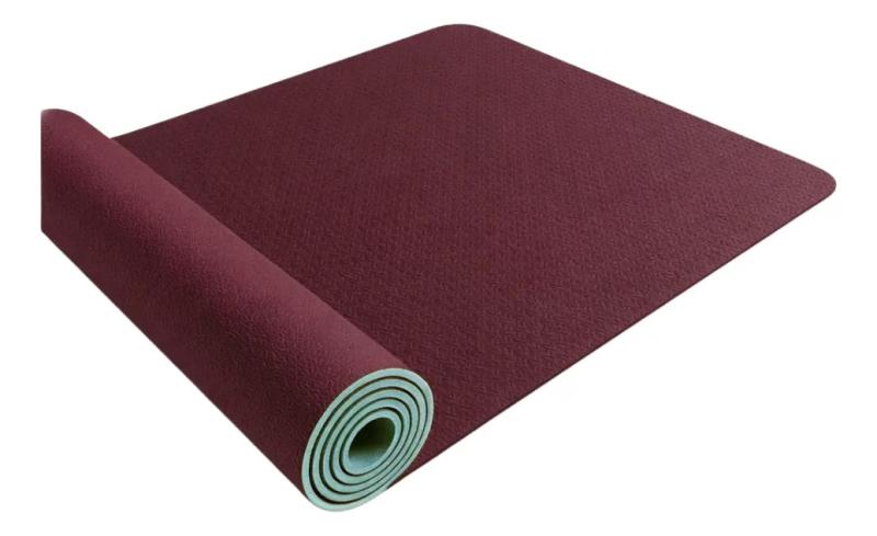 Mat Yoga 6 Mm Tpe Colchoneta Gimnasia Pilates Fitness Gym