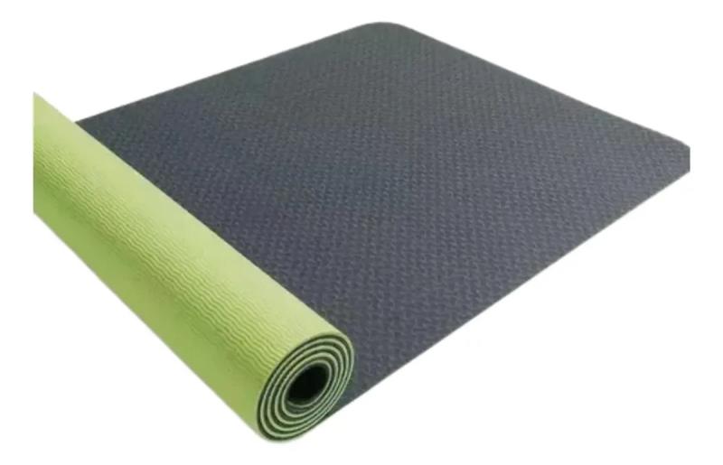Mat Yoga 6 Mm Tpe Colchoneta Gimnasia Pilates Fitness Gym