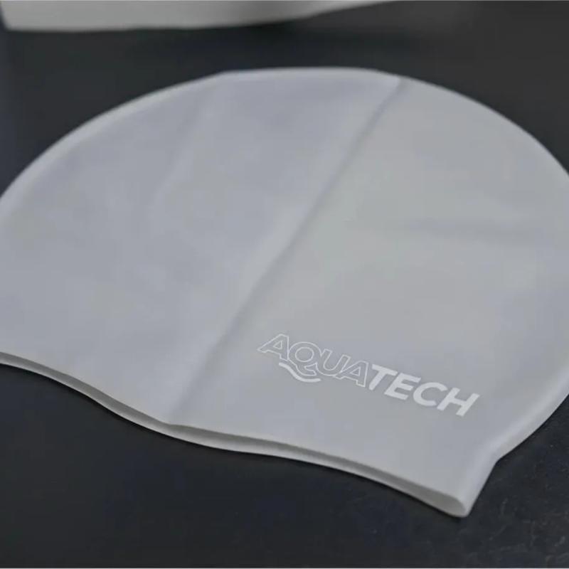 Gorro Natación Aquatech Silicona Adulto Gorra Pileta