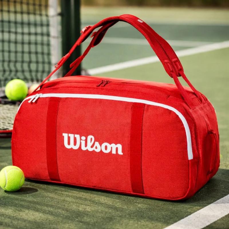 Bolso Tenis Raquetero Wilson 6 Raquetas Super Tour Deportivo