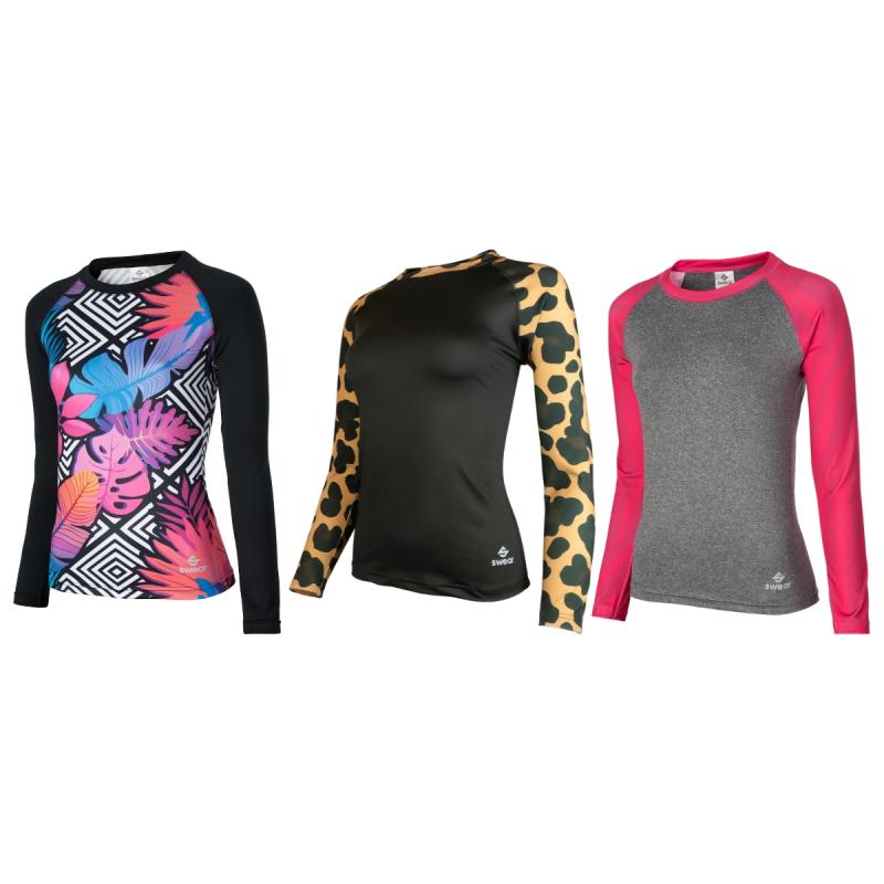 Remera Proteccion Solar Uv Femenina Manga Larga Deportiva