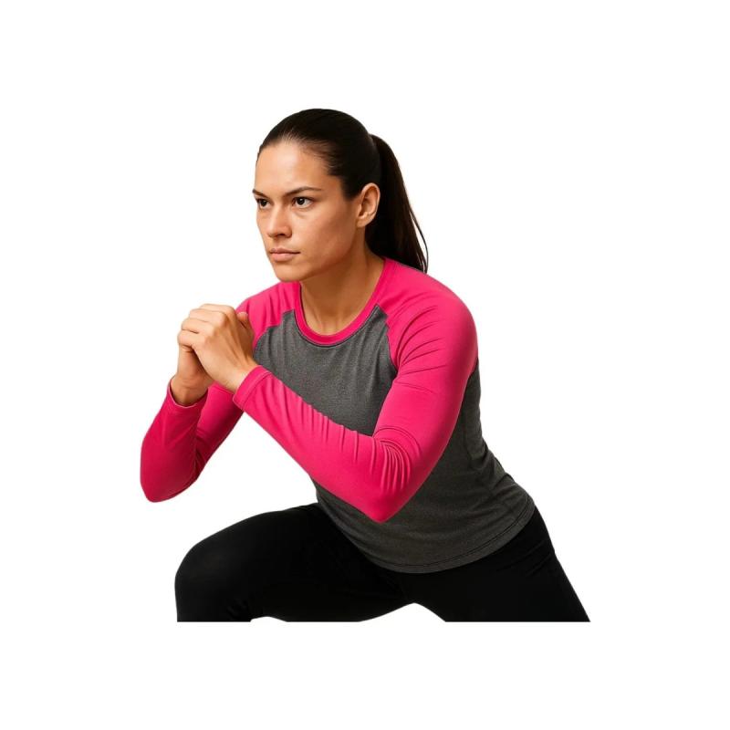 Remera Proteccion Solar Uv Femenina Manga Larga Deportiva