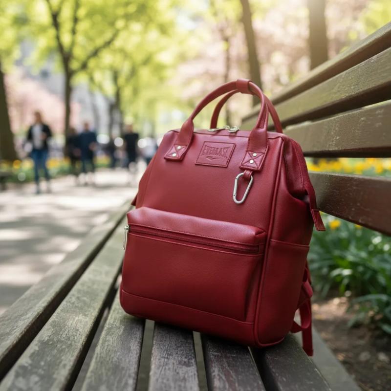 Mochila Everlast Urbana Cartera Casual Boca Pez Eco Cuero