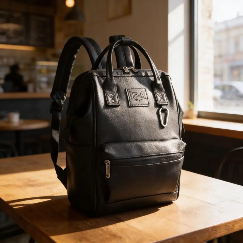 Mochila Everlast Urbana Cartera Casual Boca Pez Eco Cuero