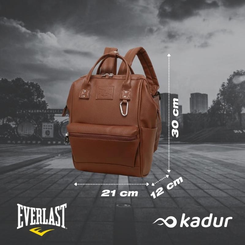 Mochila Everlast Urbana Cartera Casual Boca Pez Eco Cuero