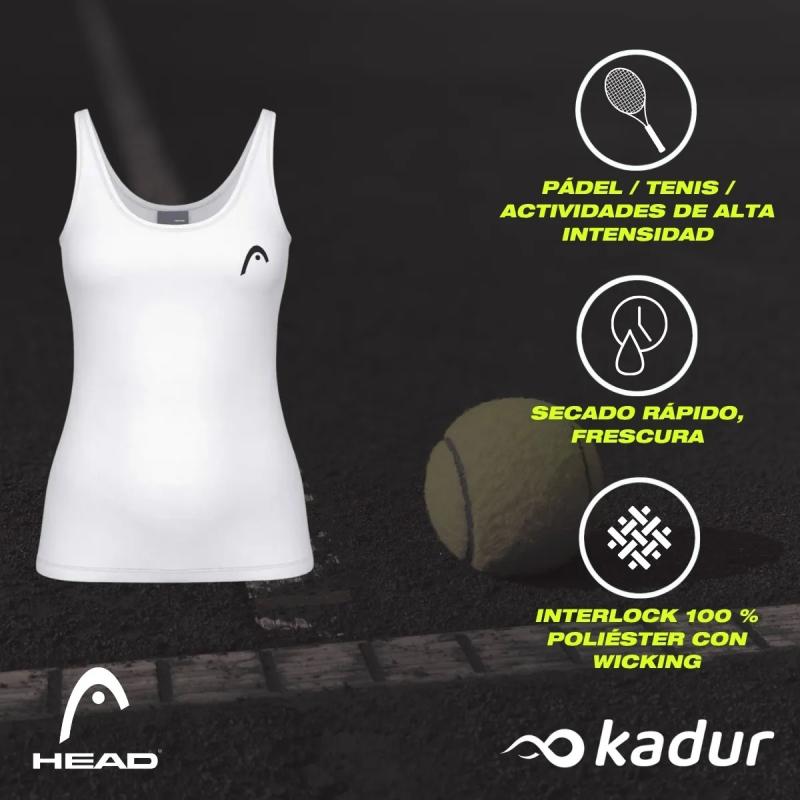 Musculosa Dama Deportiva Head Spirit II Tenis Padel