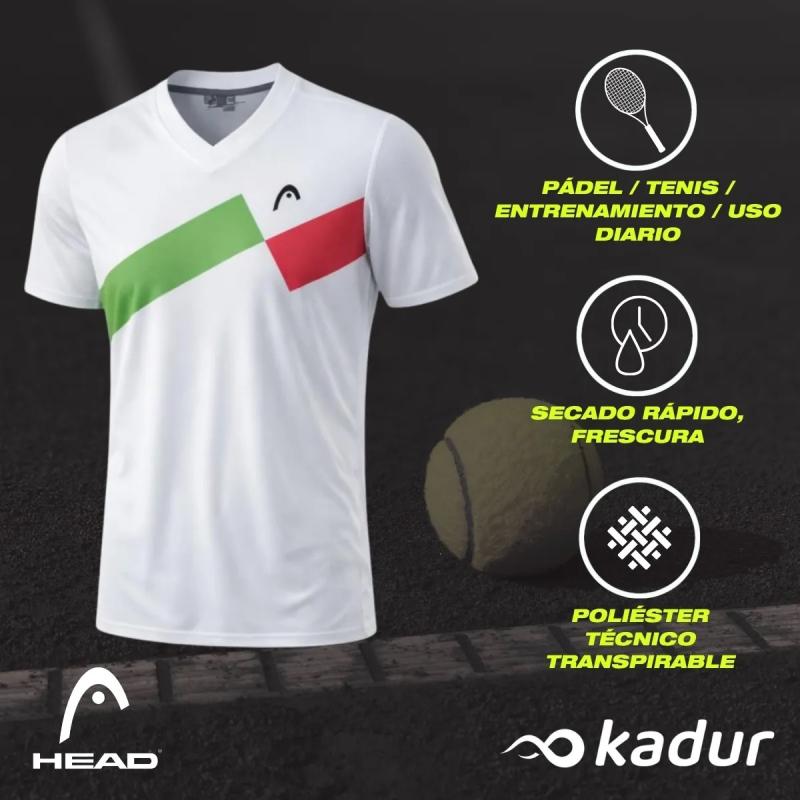 Remera Hombre Head Topspin 25 Tenis Padel