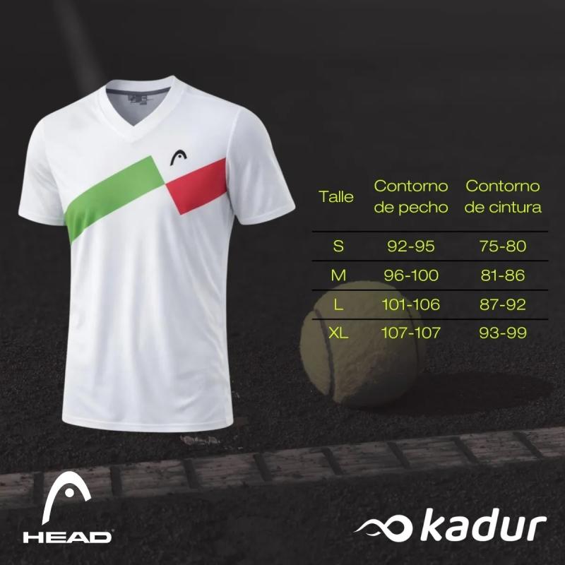 Remera Hombre Head Topspin 25 Tenis Padel