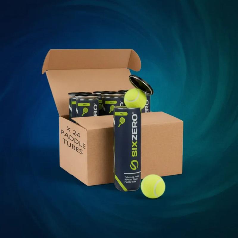 Caja X24 Tubos Pelotas Sixzero Padel Pro X3 c/u