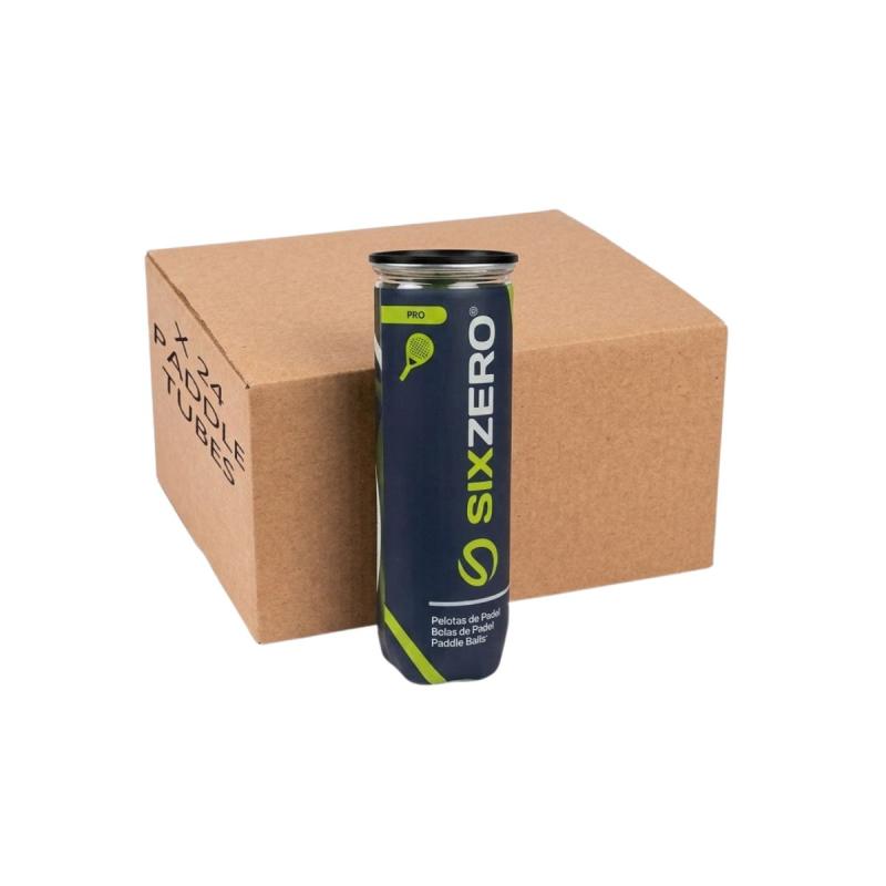 Caja X24 Tubos Pelotas Sixzero Padel Pro X3 c/u