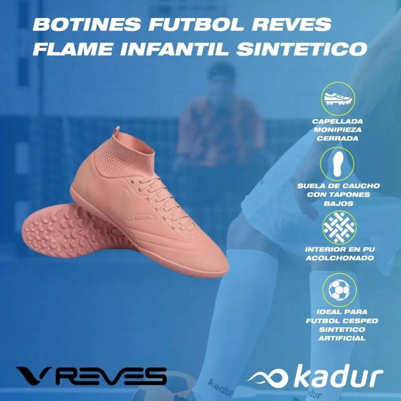 Botines Futbol Reves Flame Junior