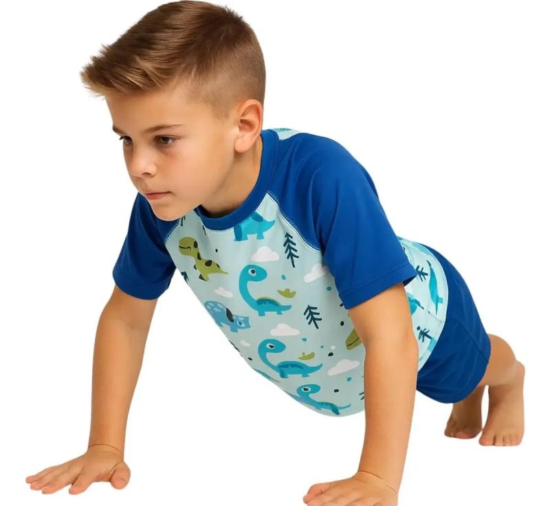 Remera UV Infantil Swear Manga Corta