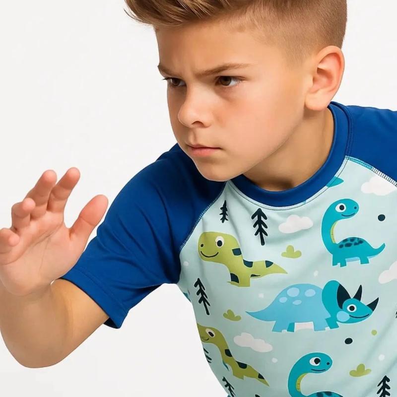 Remera UV Infantil Swear Manga Corta