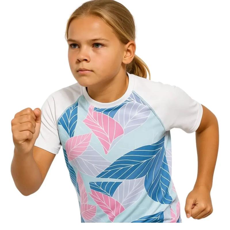 Remera UV Infantil Swear Manga Corta