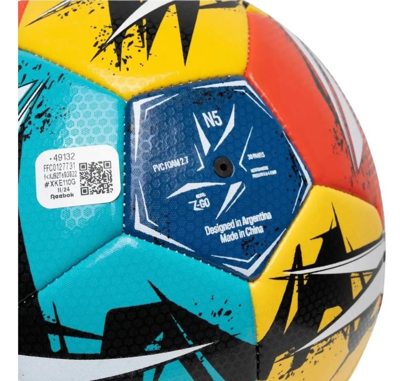 Pelota Fútbol Reebok Z-go N°5 Pu Césped Natural