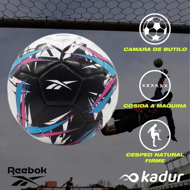 Pelota Fútbol Reebok Z-go N°5 Pu Césped Natural
