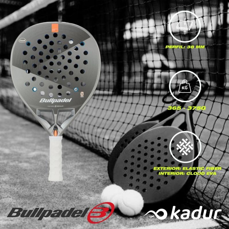 Paleta Padel Bullpadel Hack 04 Hybrid Cloud