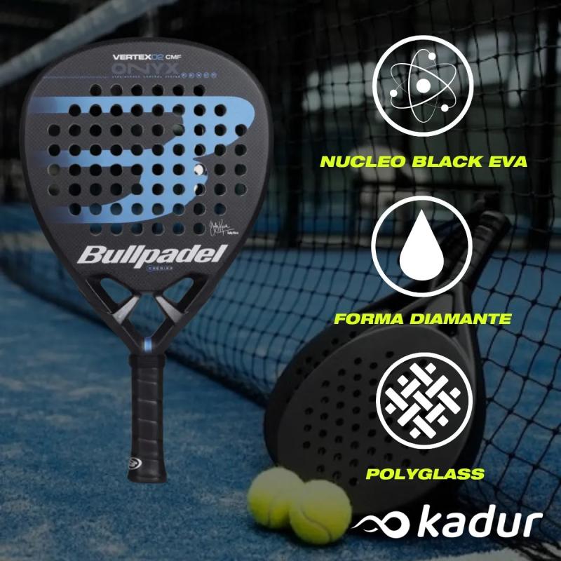 Paleta Bullpadel Vertex  Onyx Comfort 2.0