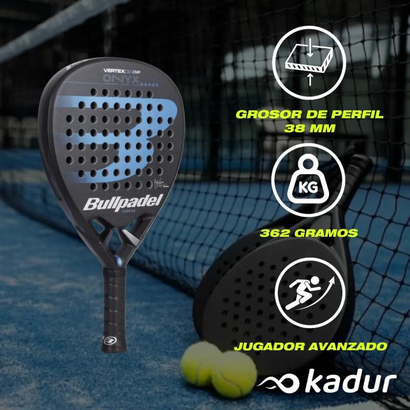 Paleta Bullpadel Vertex  Onyx Comfort 2.0