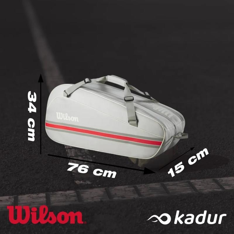 Bolso Raquetero Wilson Team Racket 6pk 2025