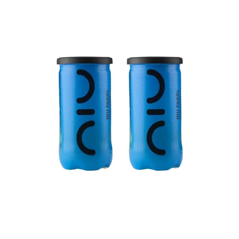 Tubos Padel Niu X2 Pelotas c/u Profesional Pack X2