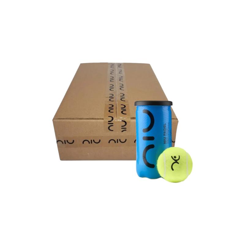 Caja Tubos Padel Niu X2 Pelotas c/u Profesional Pack X24