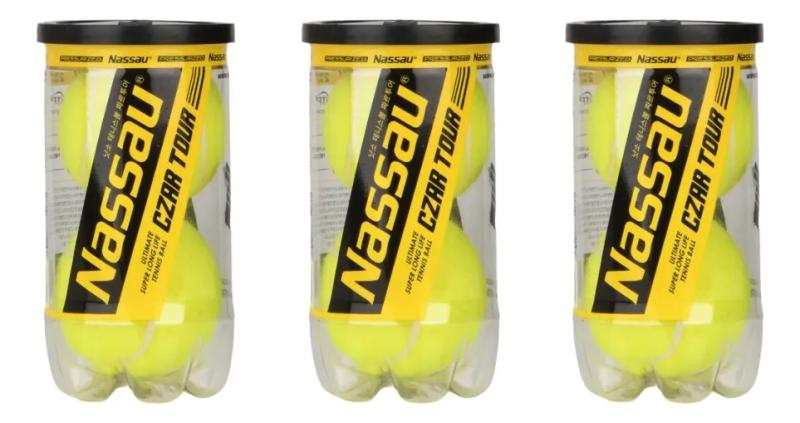 Tubos Tenis Pelotas X3 Nassau Czar All Court X2U