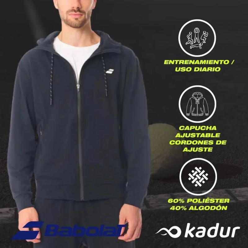 Campera Hombre Babolat Hoodie Play