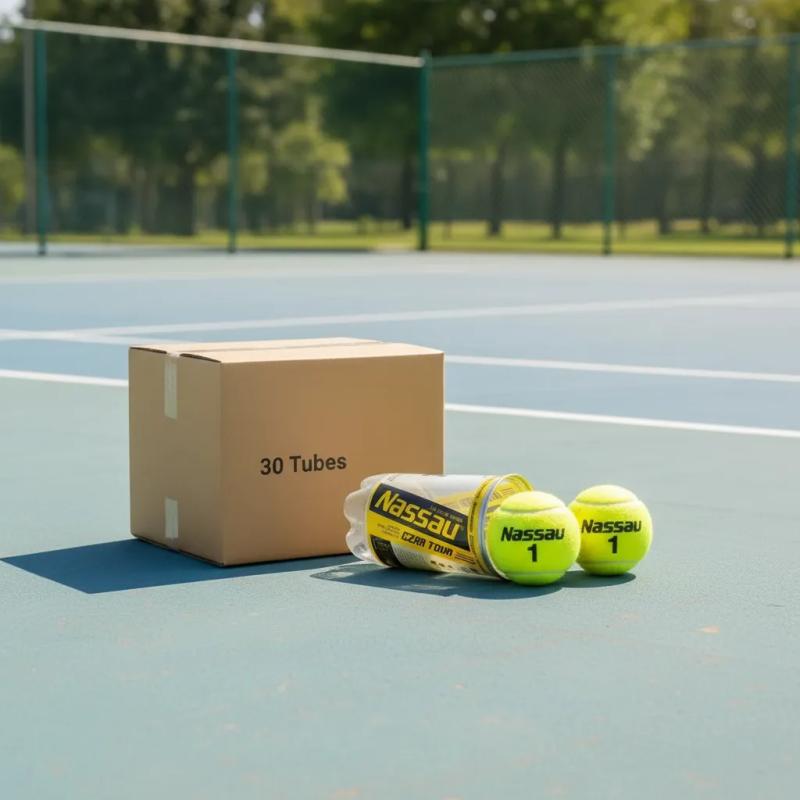 Caja X 30 Tubos Tenis Nassau Czar Tour All Court