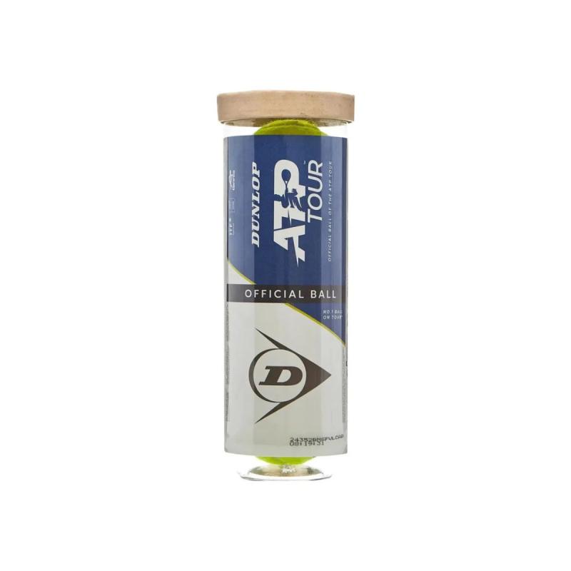 Tubo X3 Dunlop Pelotas Tenis Atp Tour Regular Duty Caucho
