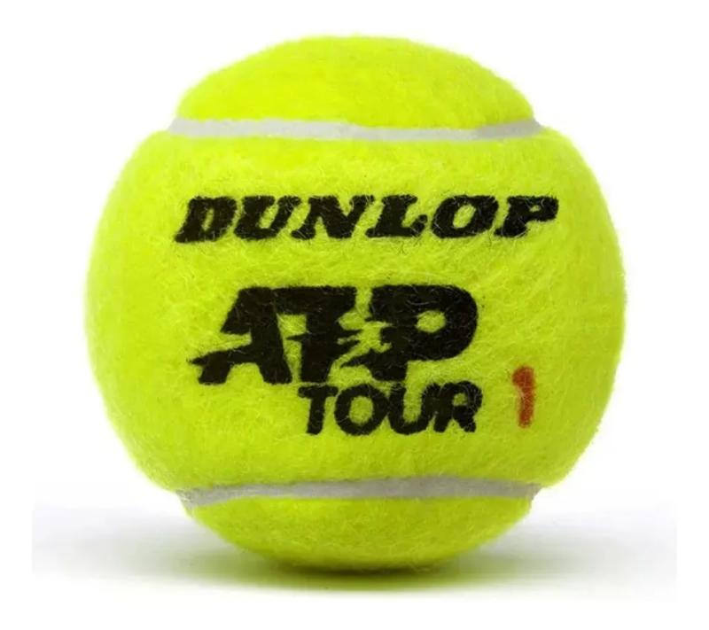 Tubo Pelotas Tenis Dunlop ATP Duty Dunlop x3 Kit x3 Tubos