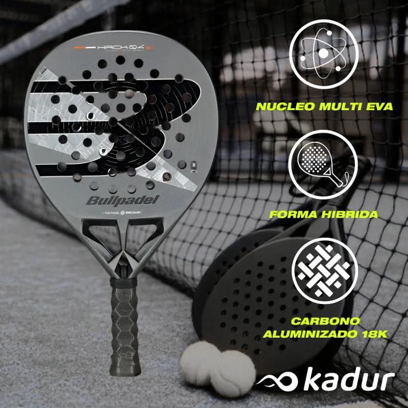 Paleta Bullpadel Hack 04 Hybrid 26