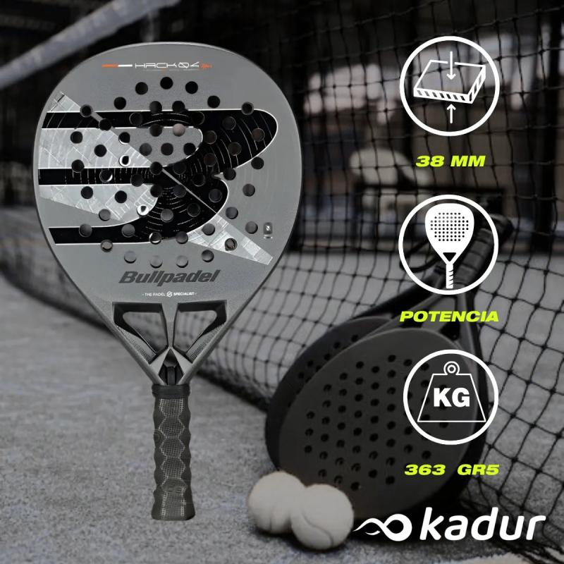 Paleta Bullpadel Hack 04 Hybrid 26